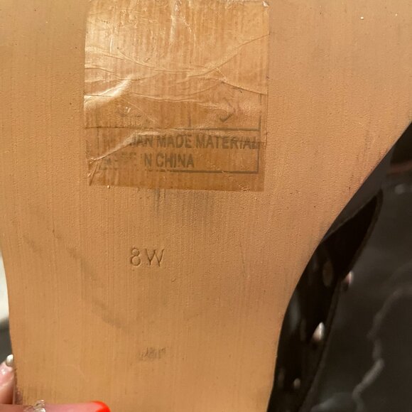 Ashley Stewart Ankle Booties 8W - Picture 4 of 5